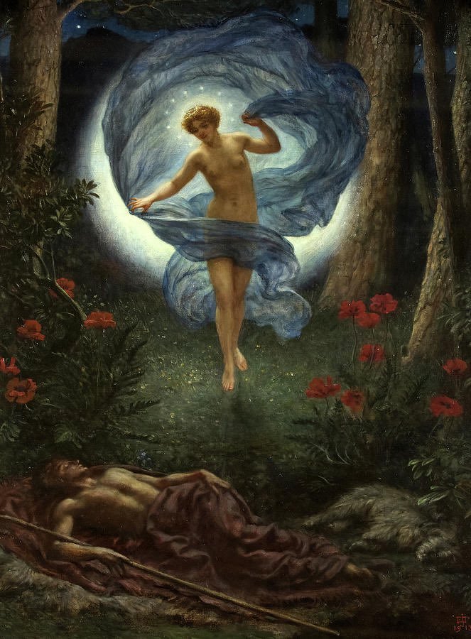 The Vision of Endymion by Edward John Poynter (1901)