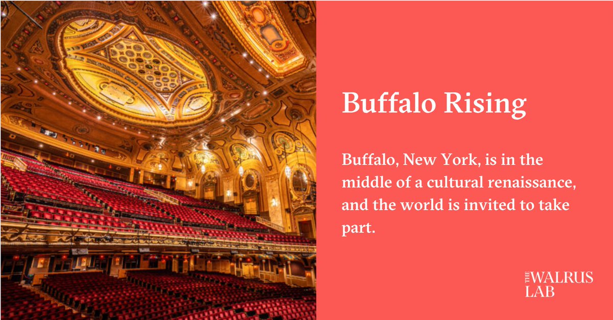Buffalo has long been home to progressive museums, architectural masterworks, and a history of generous patronage. The city is now in the middle of a never-before-experienced cultural renaissance. Learn more in this feature produced by The Walrus Lab. thewalrus.ca/buffalo-rising/