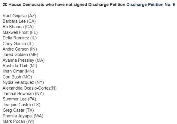 Why haven’t these lawmakers signed the #DischargePetition9 ?? 

Blood is on your hands! Sign it NOW

#PassUkraineAidNow

@HouseDemocrats

#wtpBLUE #wtpGOTV24