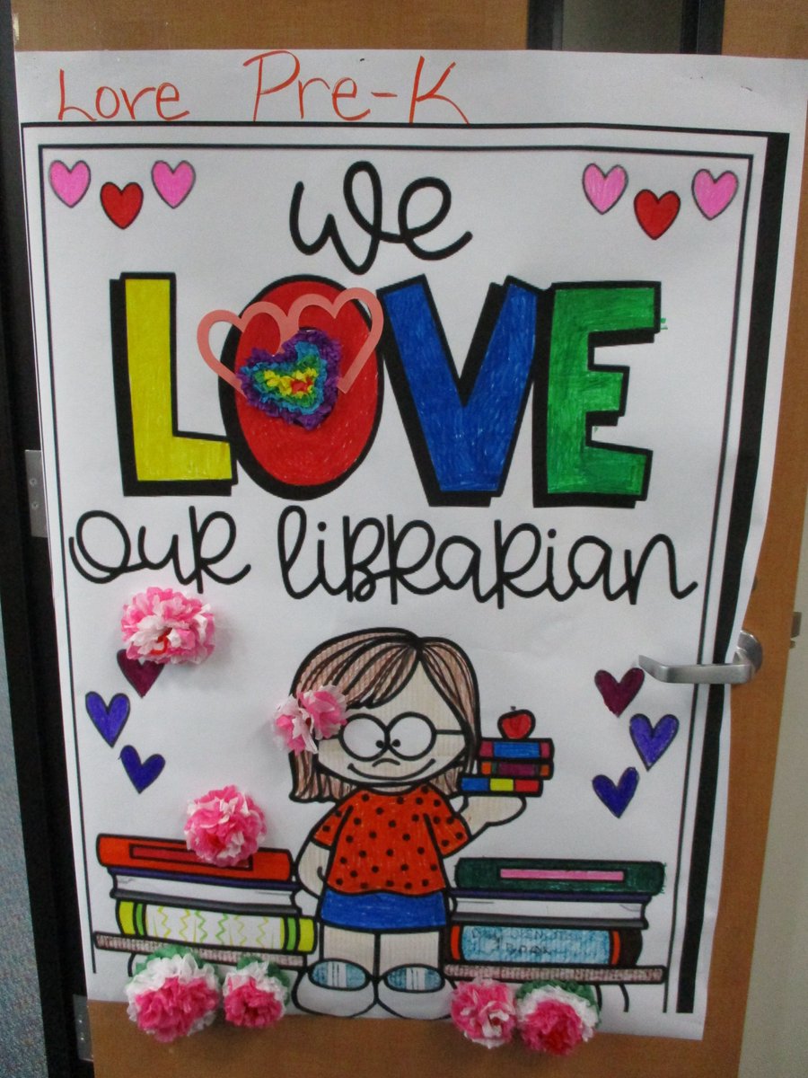 PostElemLibrary's tweet photo. Thank you Post Pre-K for the awesome sign! @CyFairLibraries @CFISDPost https://t.co/ZLI7pb9CnS