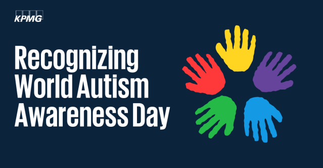 #KPMGProud to work at a firm that celebrates the unique strengths and contributions of our people and recognizes the importance of fostering a more inclusive and understanding society. #WorldAutismAwarenessDay bit.ly/3vPC4IE