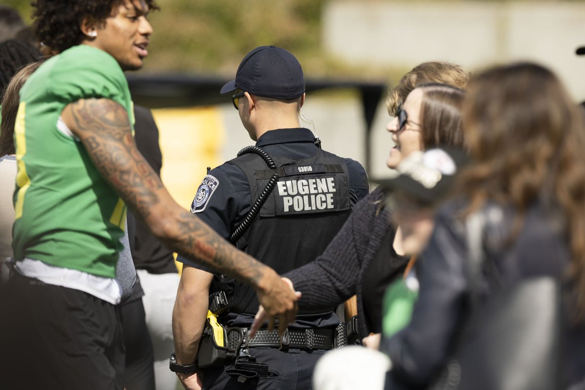 Grateful for our First Responders here in Oregon. We enjoyed having them at practice today!