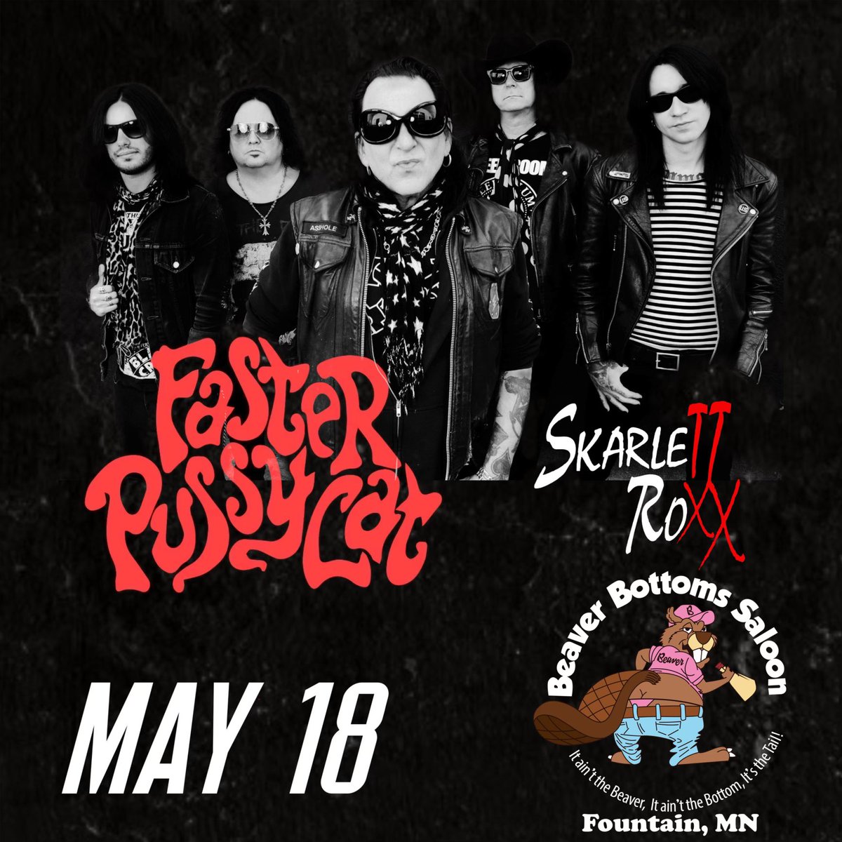 Not one but two shows with <a href="/fasterpussycat/">Faster Pussycat</a>