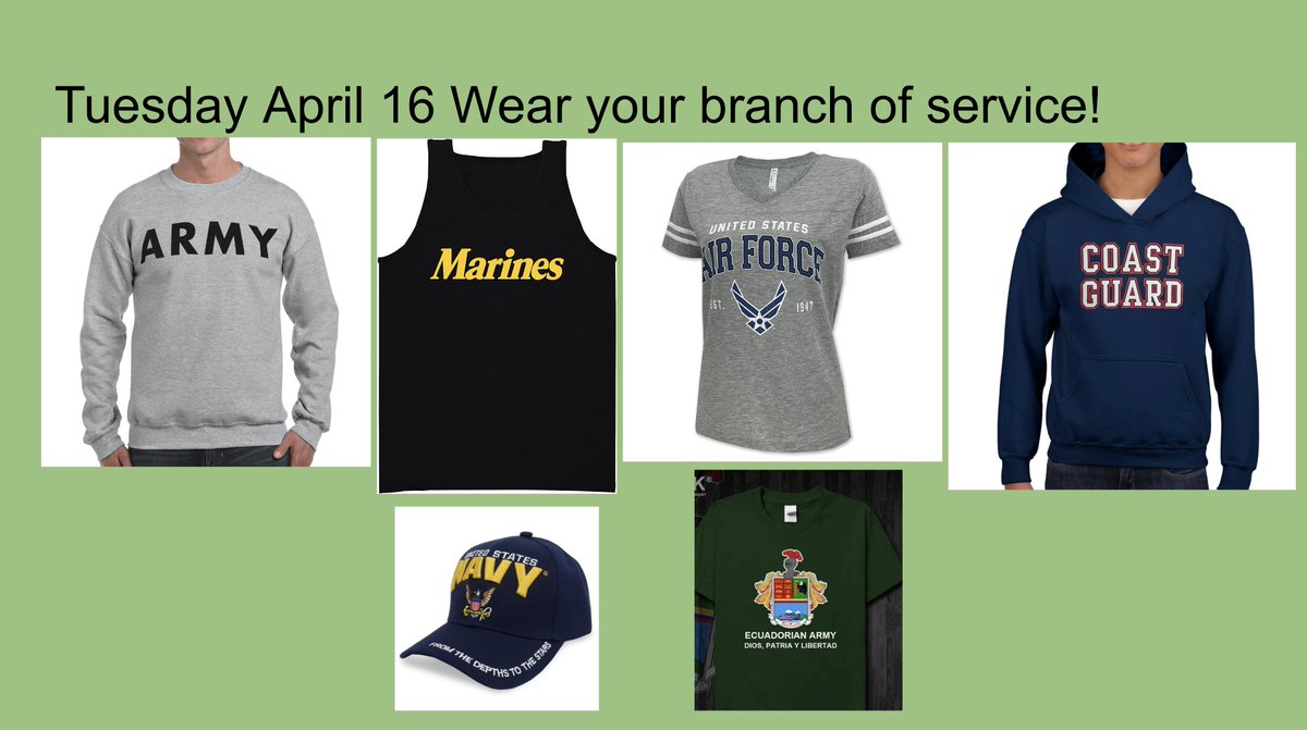 ProjEdisonHFB's tweet image. Our @HFBAllStars will be invited to join in a Spirit Week for Month of the Military Child - check out the details below! #HFBTweets