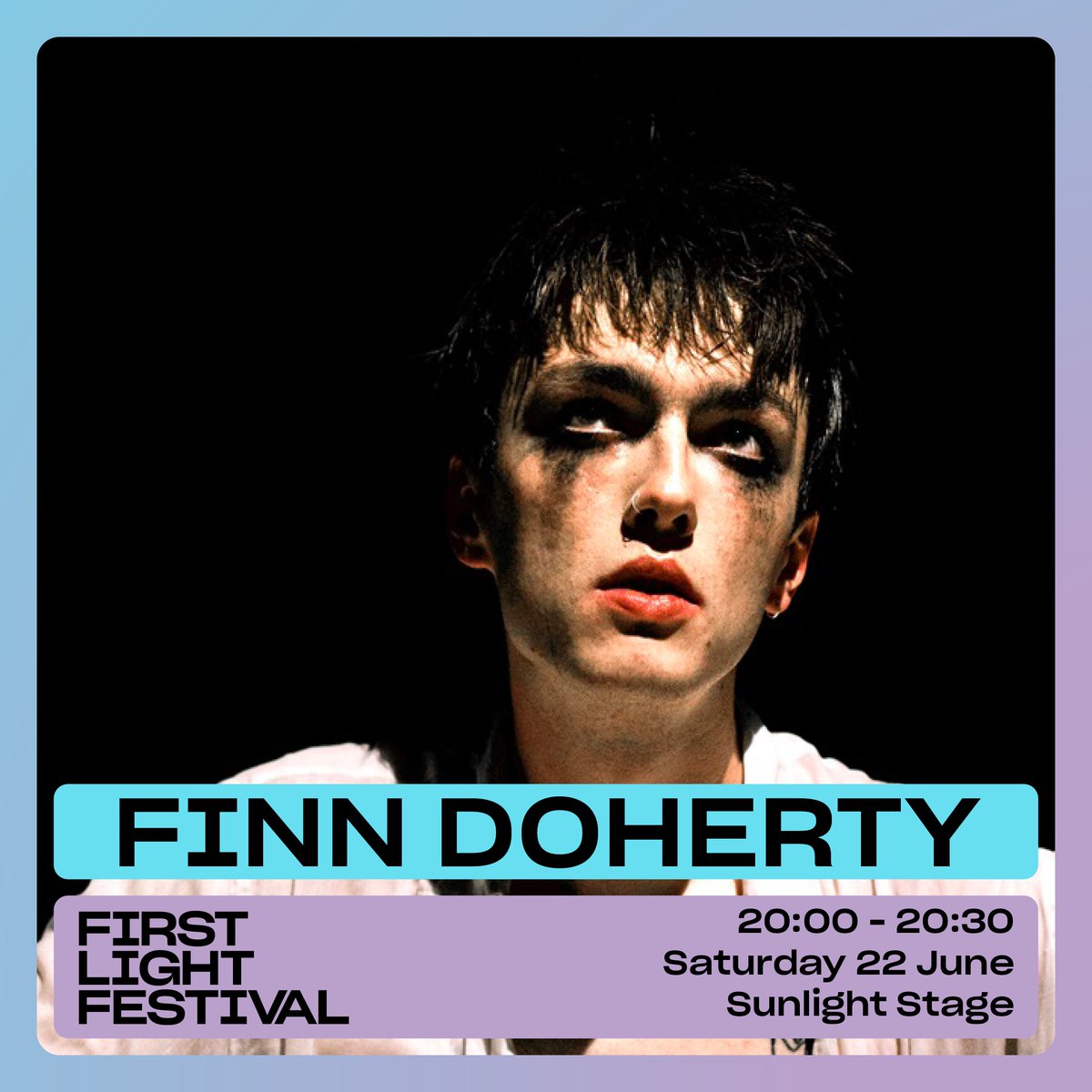 Introducing our New Dawn headline act... Finn Doherty! Named as @bbcintroducing's One to Watch, Finn's style is idiosyncratic pop infused with elements of drama and aristocratic seduction. 💿 Finn will be playing the Sunlight Stage on Saturday 22 June 20:00-20:30 🌅