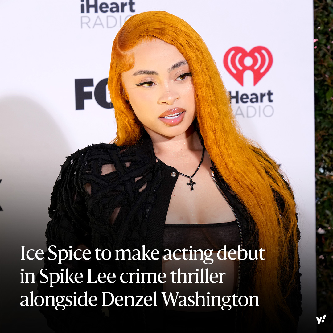 Ice Spice is set to appear in Spike Lee’s upcoming English-language reinterpretation of the Akira Kurosawa crime thriller “High and Low.” The movie will mark the rapper’s acting debut, and she’s already begun shooting for the project. yhoo.it/4avEzPu