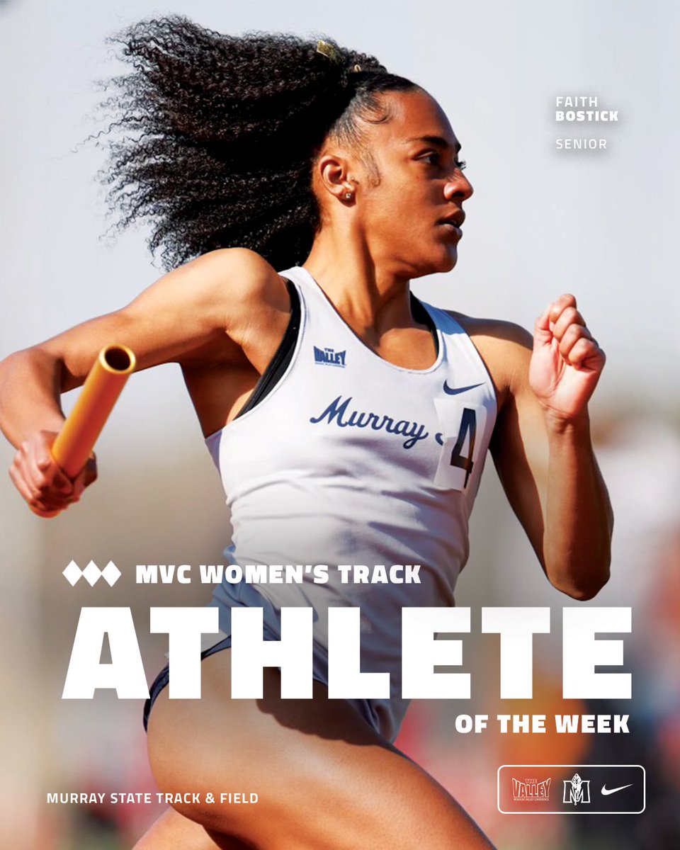 𝓢𝓱𝓮’𝓼 𝓰𝓸𝓷𝓮 𝓲𝓷 𝓪 𝓯𝓵𝓪𝓼𝓱 ⚡️ Faith Bostick is this week’s @MVCsports Women’s Track Athlete of the Week‼️ 📰 t.ly/NTXCP #GoRacers🏇