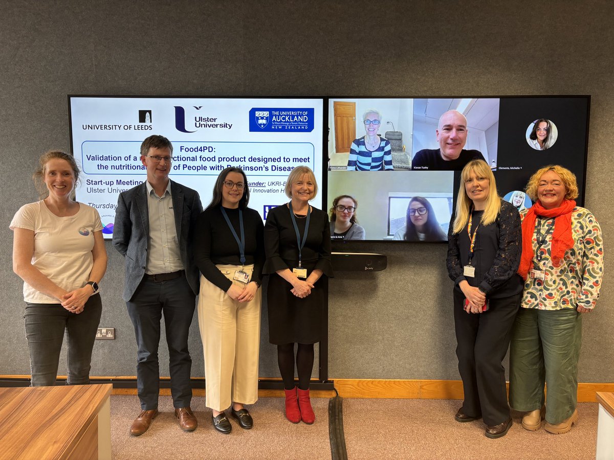 World Parkinson’s Day - great day to host #Food4PD start up meeting, our project investigating the effects of a functional food for people living with Parkinson’s Disease. Delighted to welcome our international team @RichelleFlan @Abc_Nutrition, @FionaLithander & Kieran Tuohyy