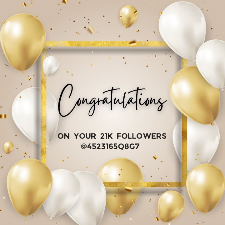 Congratulations Pekora on 21K followers! 💖🤗 I wish you the best! 💖🤗 @4523165Q8g7 💖🤗