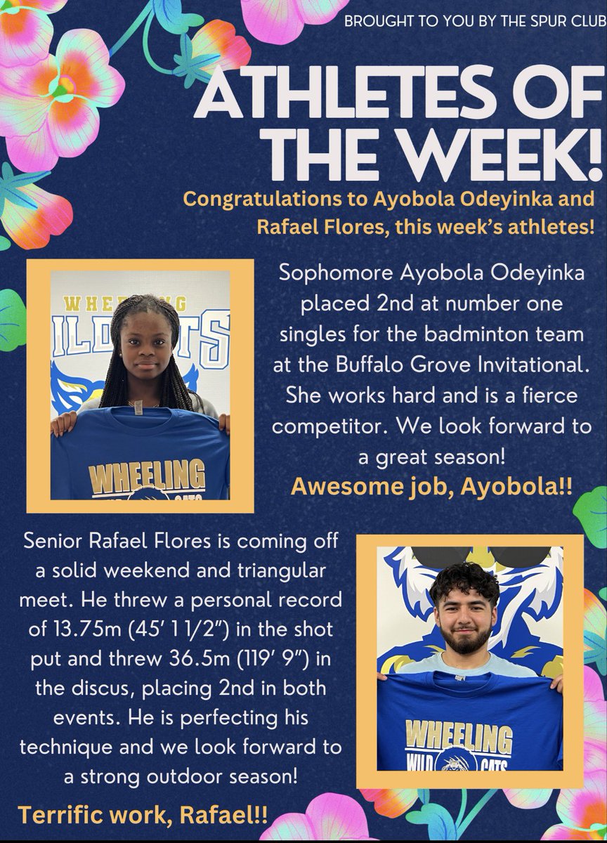 Congrats to Ayobola and Rafael! 🏸 🏋️‍♂️ 🐱