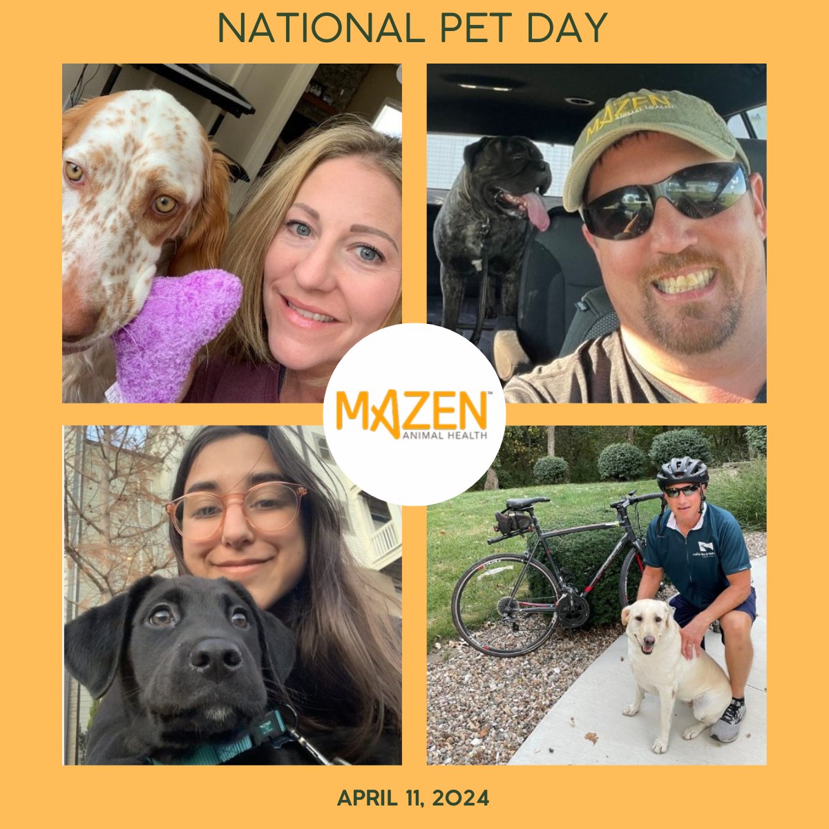 To celebrate National Pet Day, here is a small sampling of the beloved pets of Mazen! 🐶

@MazenAnimal #NationalPetDay2024 #animalhealth