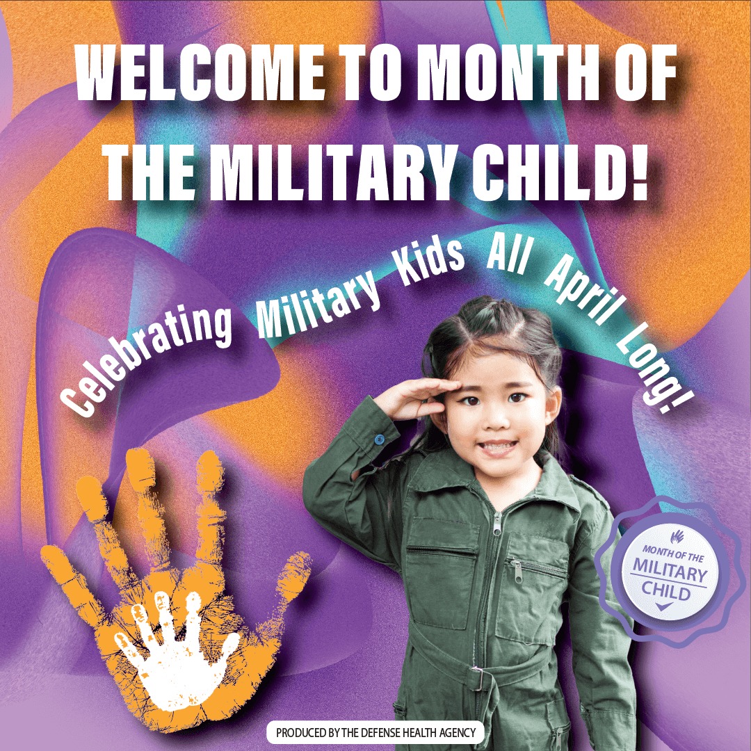 Did you know that purple is used during the Month of the Military Child because it symbolizes all branches of the military and their colors? Families play a vital role in the well-being of service members, especially children. 💜 #PurpleUpDay #MonthOfTheMilitaryChild