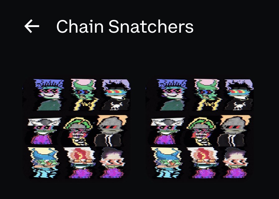 I wasn't able to mint but the homie still let me be apart of the process 

Straight Bullish <a href="/ChainSnatchers_/">Chain Snatchers</a> 🔥