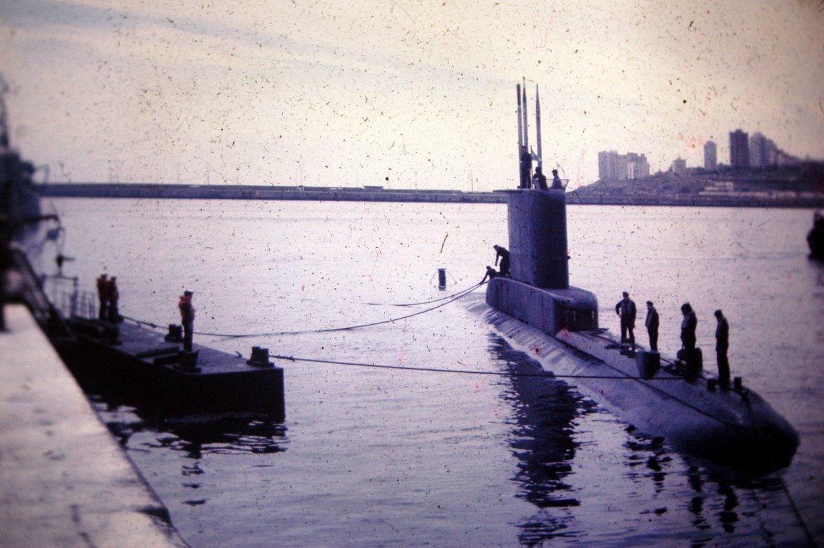 April 11th 1982: Argentine submarine ARA San Luis sails from Mar del Plata at dusk, bound for the Maritime Exclusion Zone around the Falklands.