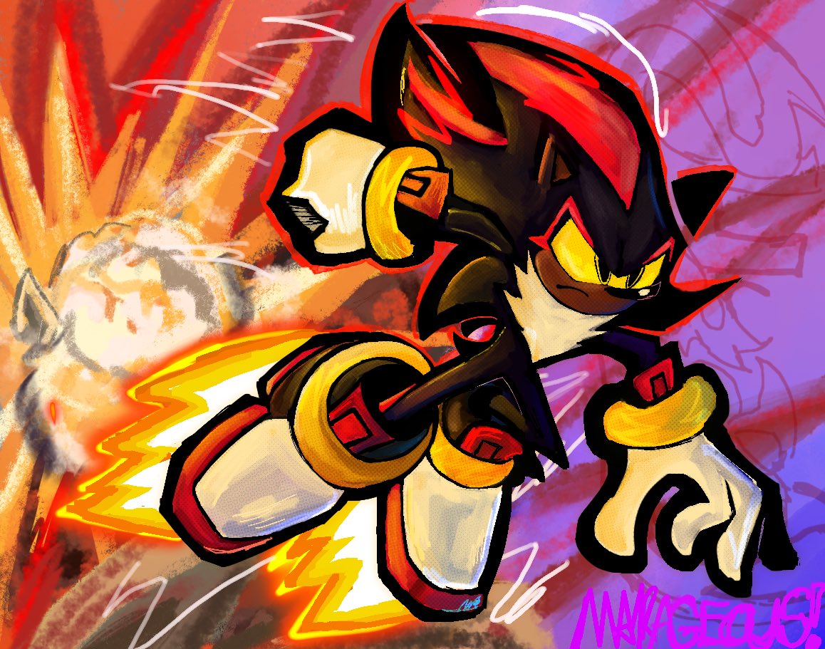 YEAR OF SHADOW….. #SonicTheHedgehog #ShadowTheHedgehog