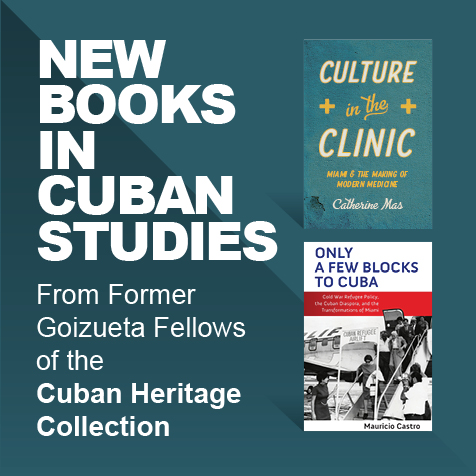 Join us on Thursday, April 18th at 2:30 PM Eastern for a virtual chat with former Goizueta fellows Mauricio Castro and Catherine Mas as they discuss their latest books on Cuban diaspora and Miami history. Register & learn more here: eventbrite.com/e/new-books-in… #umchc #virtualbooktalk
