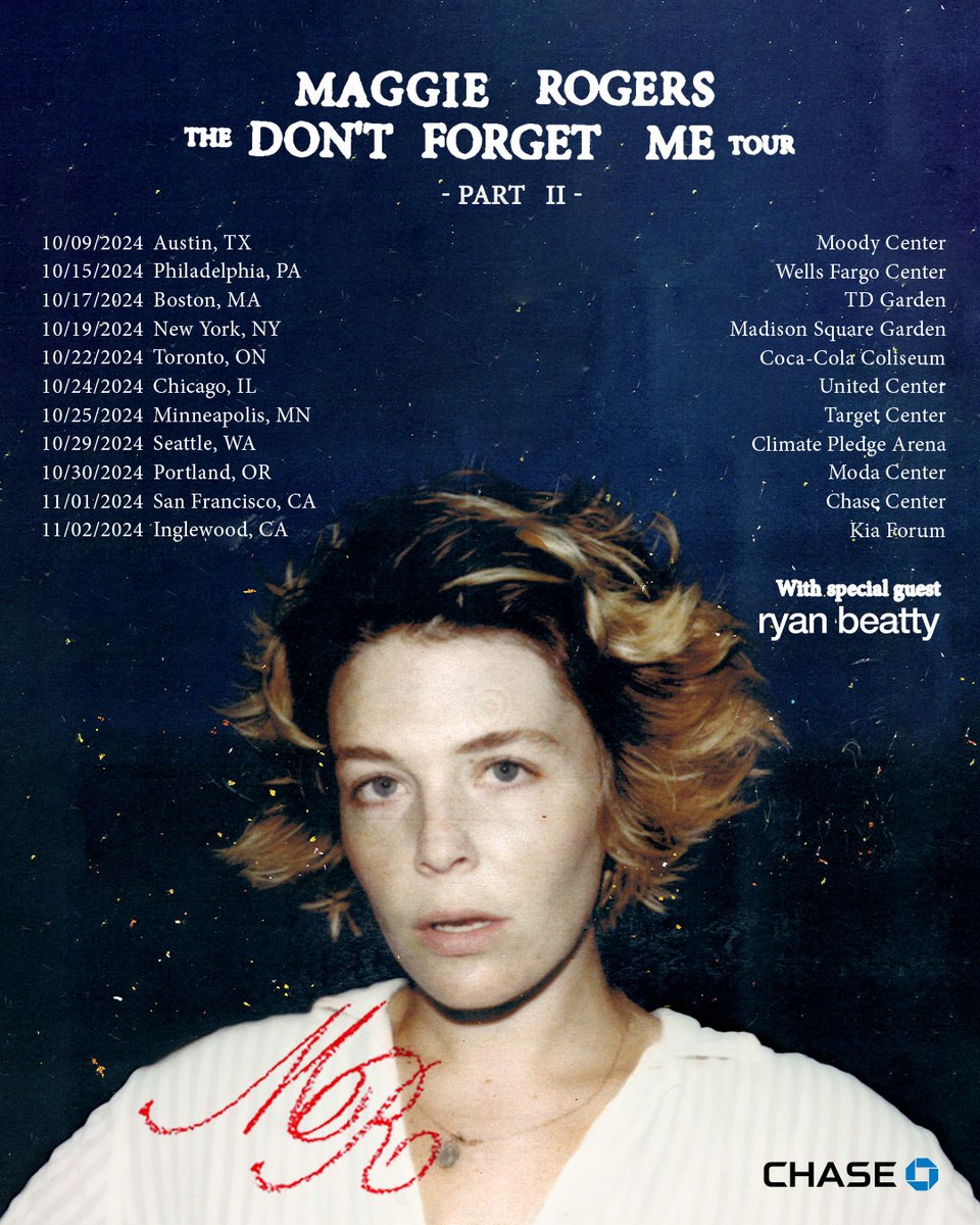 The Don’t Forget Me Tour — Part II bringing along my sweet friend @ryanbeatty for my very first headline arena tour. i’ll be selling tickets in person at the box office from 04/13-20 and playing exclusive release shows in NYC, Philly, Boston, and Chicago.