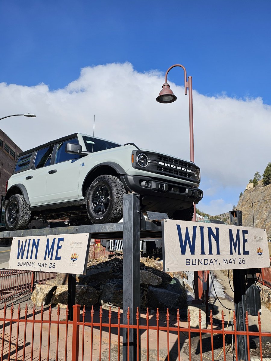 This is your chance to drive into summer with a brand new 2024 Ford Bronco! Earn entries all month long for a chance to become a finalist during the Grand Finale drawing on May 26, 2024! Check it out: caesars.com/lady-luck-blac…