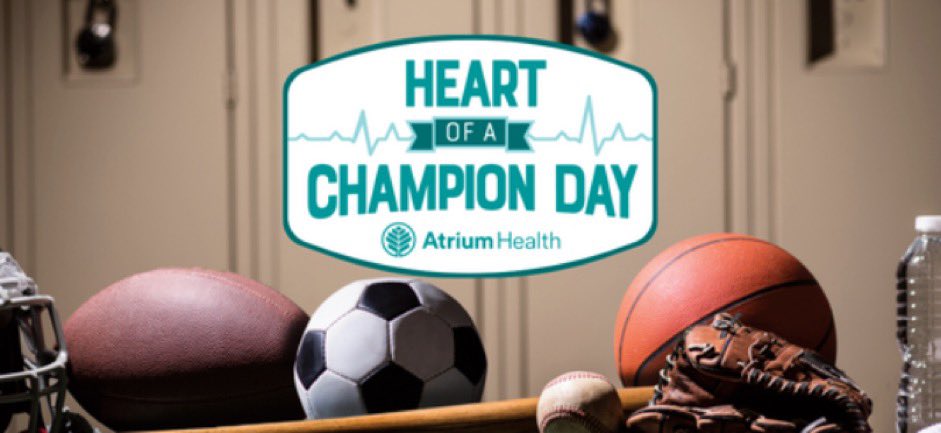 🔔Reminder: Heart of a Champion Day registration is OPEN! For families of student athletes in the Greater Charlotte area, please visit link below & register for this important chance to receive a free sports physical + EKG. 🩺❤️ 📅Sat, May 4 ⏰8am-2pm atriumhealth.org/medical-servic…