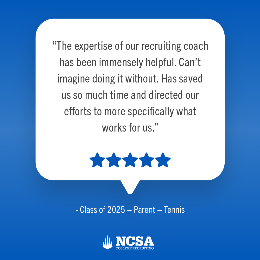 We love to hype up our team of over 200 recruiting coaches on staff and how much they can help in the recruiting process. Just check out this note from an actual NCSA parent! To learn more about what NCSA has to offer, head here: bit.ly/3Uf4G7m