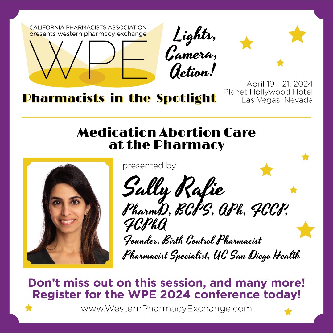 WPE will be here before you know it! Don't miss the chance to catch all our amazing CE sessions and register today! WesternPharmacyExchange.com to learn more and claim your registration. #WeAreCPhA #PharmLife #PharmacyConference #PharmacistConference