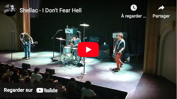 Shellac a joué 'I don't fear hell', l'un de ses nouveaux titres, en live : w-fenec.org/infos/2024/04/… #Shellac #rock #noise