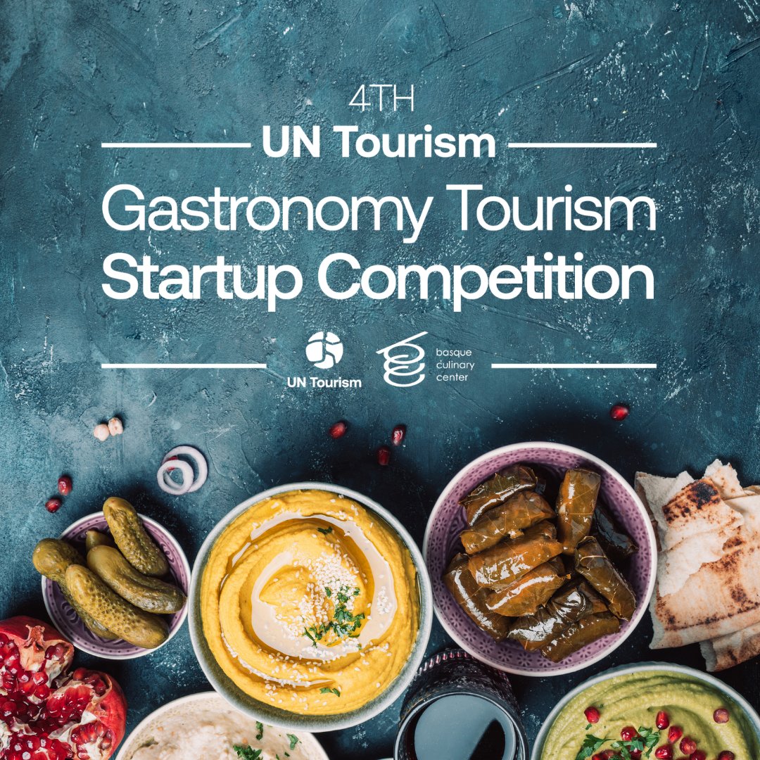 🔊 Attention, culinary innovators! ✨ Propel your gastronomic venture and join the way that’s redefining the gastronomic realm with the UN Tourism Gastronomy Tourism Startup Competition🏆 with @bculinary Seize this opportunity to revolutionize! i.mtr.cool/pbnldngpiq