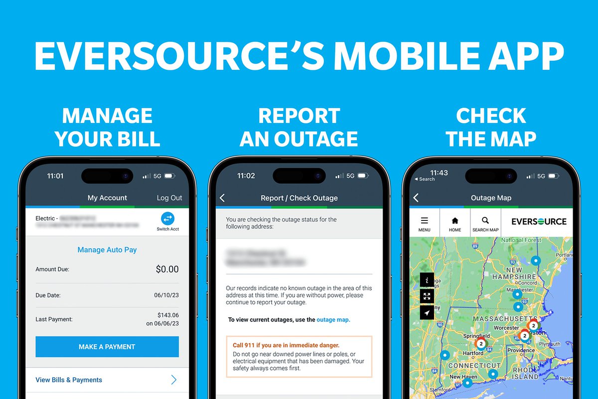 With heavy rain and strong winds expected tonight and tomorrow, our crews are ready to respond to any damage. Download our mobile app so that you're prepared to easily report an outage—we're there when you need us! iPhone: spr.ly/6186Ei5WA Android: spr.ly/6187Ei5W7