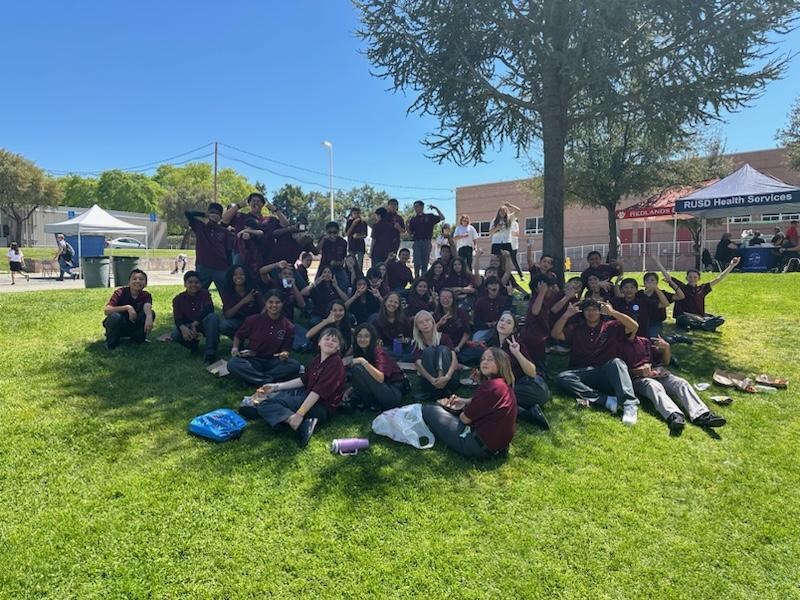 Our Beattie band is soaking up REV fest today! #BeattieBobcats #ThisisRUSD