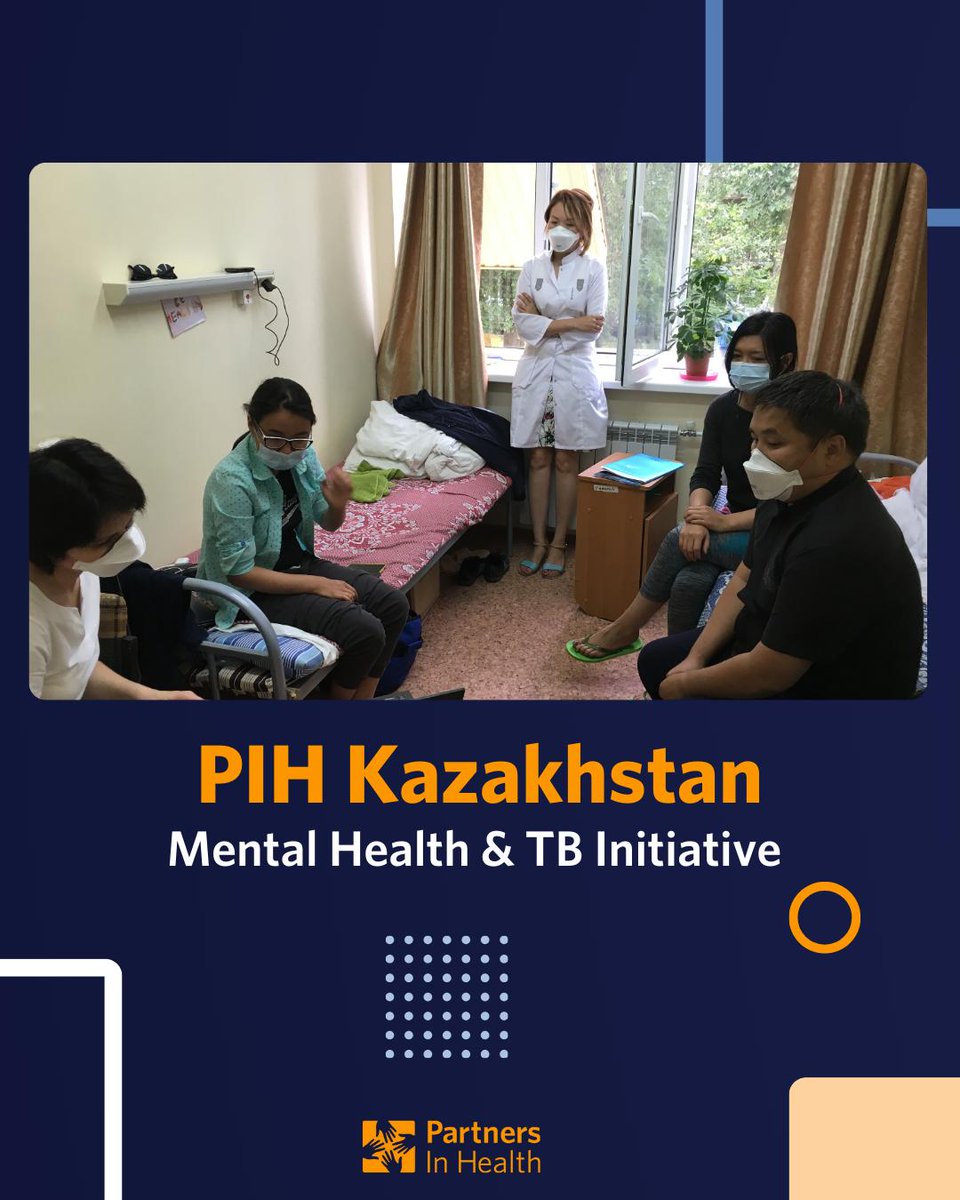 MDR-TB is a major threat in Kazakhstan. Since 2009, we've collaborated with the Ministry of Health to combat it across 10 regions. To address mental disorders among MDR-TB patients, PIH started to provide mental health care in 2020. Read more: bit.ly/3klaniw