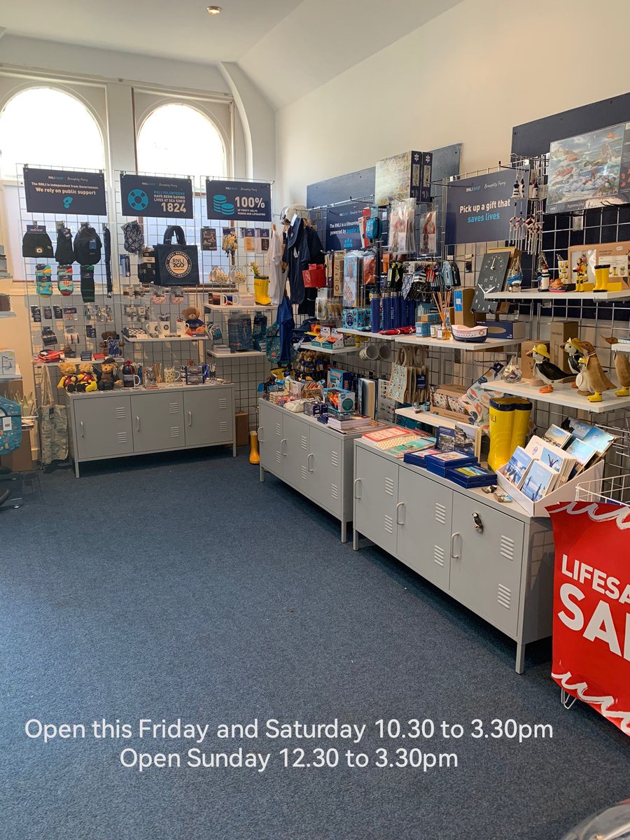 Our shop at Broughty Ferry St James Church of Scotland in Fort Street, next to our station, has lots of fantastic new stock. With something for everyone why not pop in for a browse. Buckets and Spades in stock too!
#SavingLiveAtSea #RNLI
#broughtyferry #lifeboat