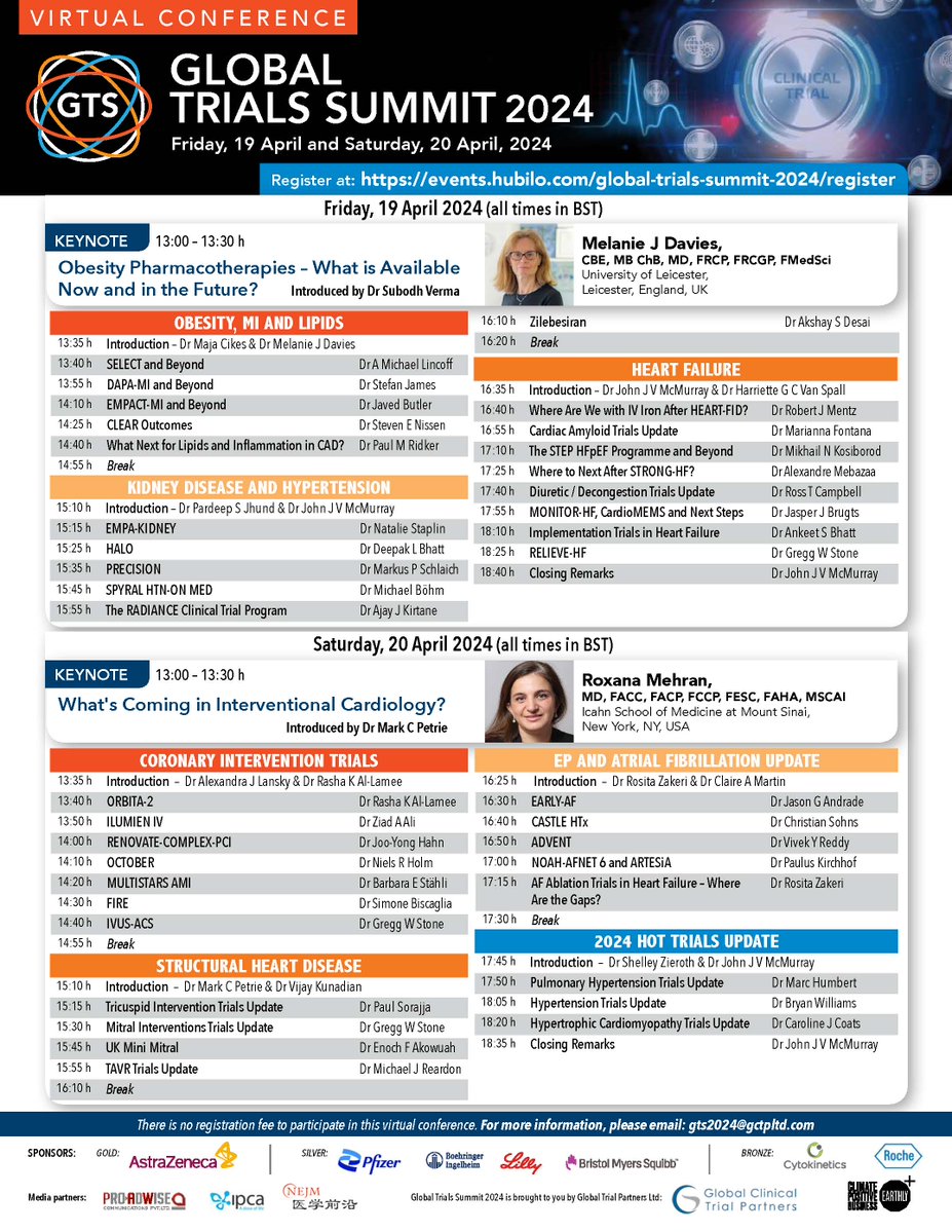Mark Petrie (@markcpetrie20) on Twitter photo 8 days to go before the best clinical trials meeting. Those registered can view all content for 12 months. register at events.hubilo.com/global-trials-…
<a href="/GTS_2024/">Global Trials Summit 2024</a> #globaltrialssummit2024 8 days to go before the best clinical trials meeting. Those registered can view all content for 12 months. register at events.hubilo.com/global-trials-…
<a href="/GTS_2024/">Global Trials Summit 2024</a> #globaltrialssummit2024