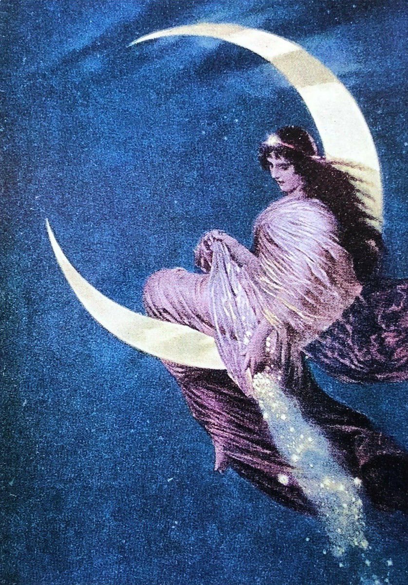 The Fairy of the Moon by Hermann Kaulbach 1891