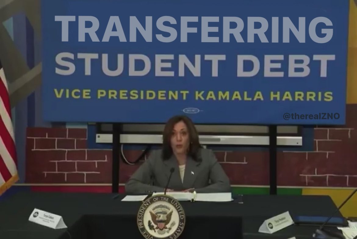 @RepAOC There’s no such thing as “student debt cancellation”.

They call it “student debt relief” because it relieves students from the debt they’ve incurred and transfers it to the national debt.

Making every American citizen pay for it.