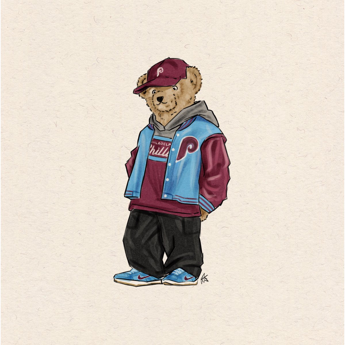 phils polo bear you have to stop. your drip too hard. your swag too different. your powder blue dunks too fresh. they’ll kill you