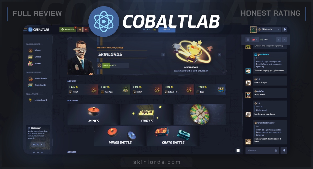 CobaltLab is now featured on SkinLords! 🔥 🔗 Full review and the deets: - skinlords.com/review/cobaltl…