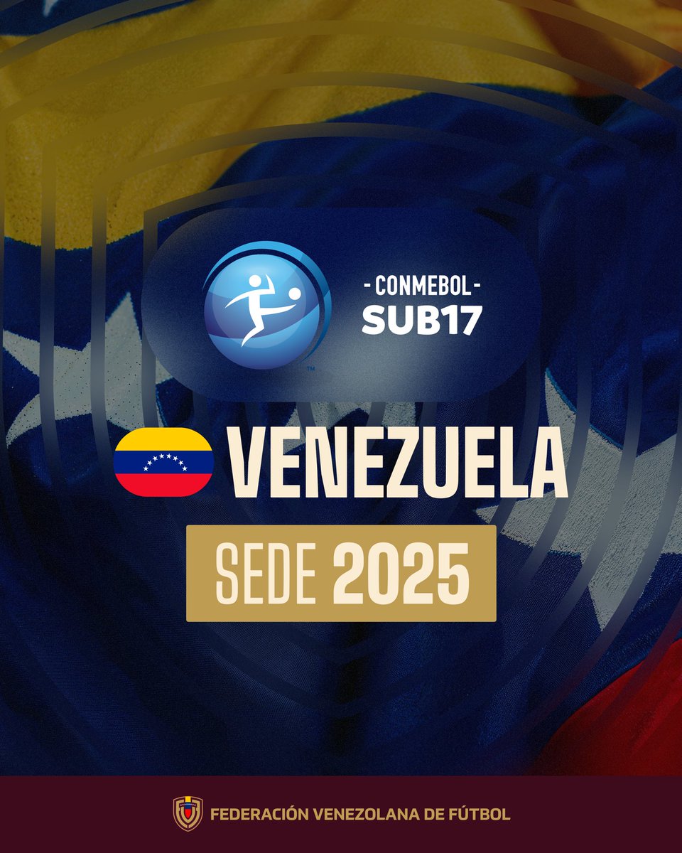Es un honor para nosotros ser anfitriones del próximo #CONMEBOLSub17, una emocionante competición que reunirá a las jóvenes promesas del fútbol sudamericano para definir a los representantes del continente en el Mundial Sub-17 de Catar 2025.
 
¡Gracias <a href="/CONMEBOL/">CONMEBOL.com</a> por confiar en