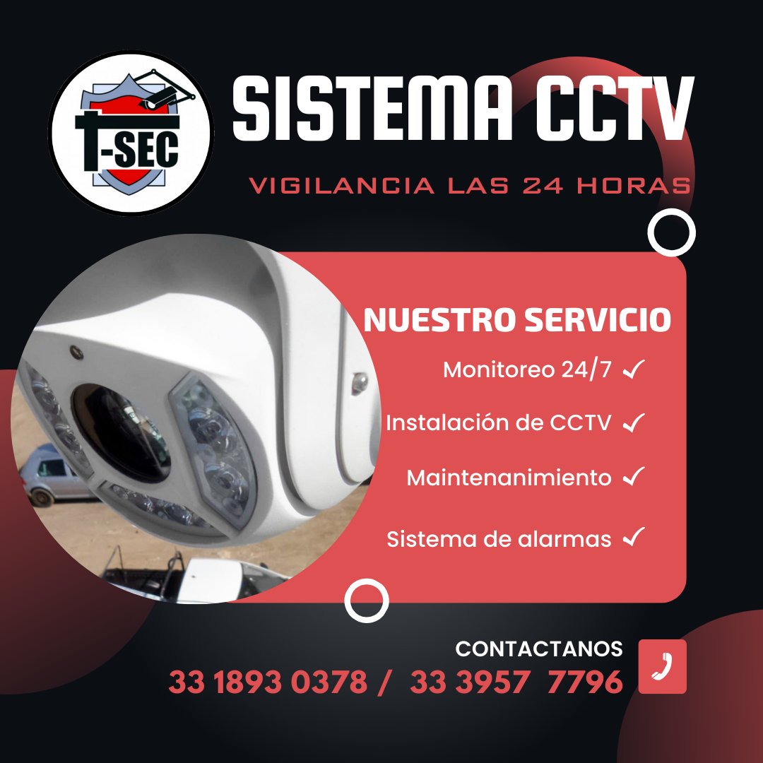 Sistema de cámaras CCTV para brindarte seguridad las 24 HORAS
#seguridadprivada #camarasdeseguridad #vigilancia #cibersecurity #hogar #proteccion #cctv