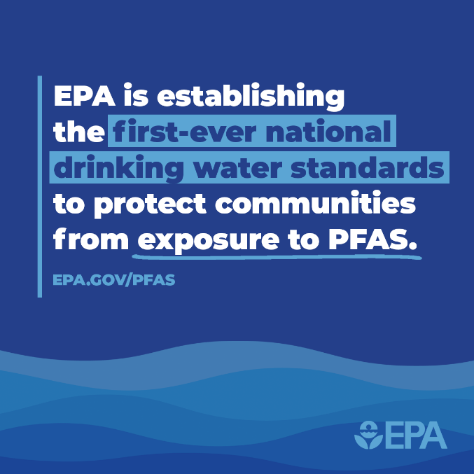 Safe drinking water is fundamental to public health and the health of our communities. I applaud @EPA for issuing the first-ever national drinking water standards for PFAs that will reduce harmful exposure, prevent negative health impacts, and save lives.