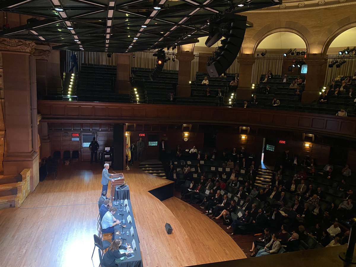 EPrinceton's tweet photo. “No two industrial revolutions are exactly alike.” The changes wrought by AI will affect individual workers in unique ways. School bus drivers, for instance, may not need to work the wheel, but they’ll still watch the kids. - @EdFelten at #NJAI at @Princeton. https://t.co/igNlwn0WXX