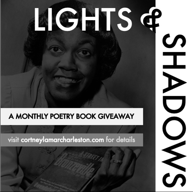 Last month's Lights & Shadows Poetry Book Giveaway winners are receiving their chosen books right now, and you could win your own book of choice at the end of April by entering at the link. It's National Poetry Month, y'all. No better time to tap in. cortneylamarcharleston.com/lights-shadows…