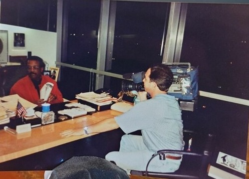 Talk about a TBT!  Remembering when <a href="/JJHeinkel/">Jason Heinkel</a> spent a year in LA covering the OJ trial.  He was outside the courthouse covering the story  when the not guilty verdict was announced &amp; in Johnny Cochran's office the next day. #videoproduction #betacam #trialofthecentury