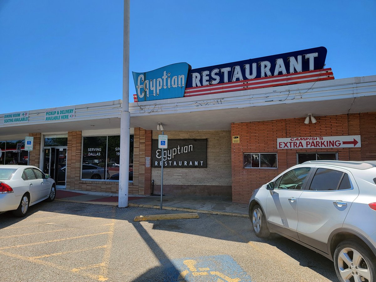 Founded in 1946, Campisi’s Egyptian Restaurant in Dallas was a favorite hangout of Jack Ruby. He ate a steak here the night before he shot Lee Harvey Oswald. I have to say that the pizza here was pretty good.