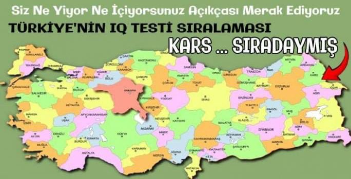 Türkiye'nin En Zeki Şehirlerinde Bakın Kars Kaçıncı Sıradaymış! karsguncel.com/turkiye-nin-en…