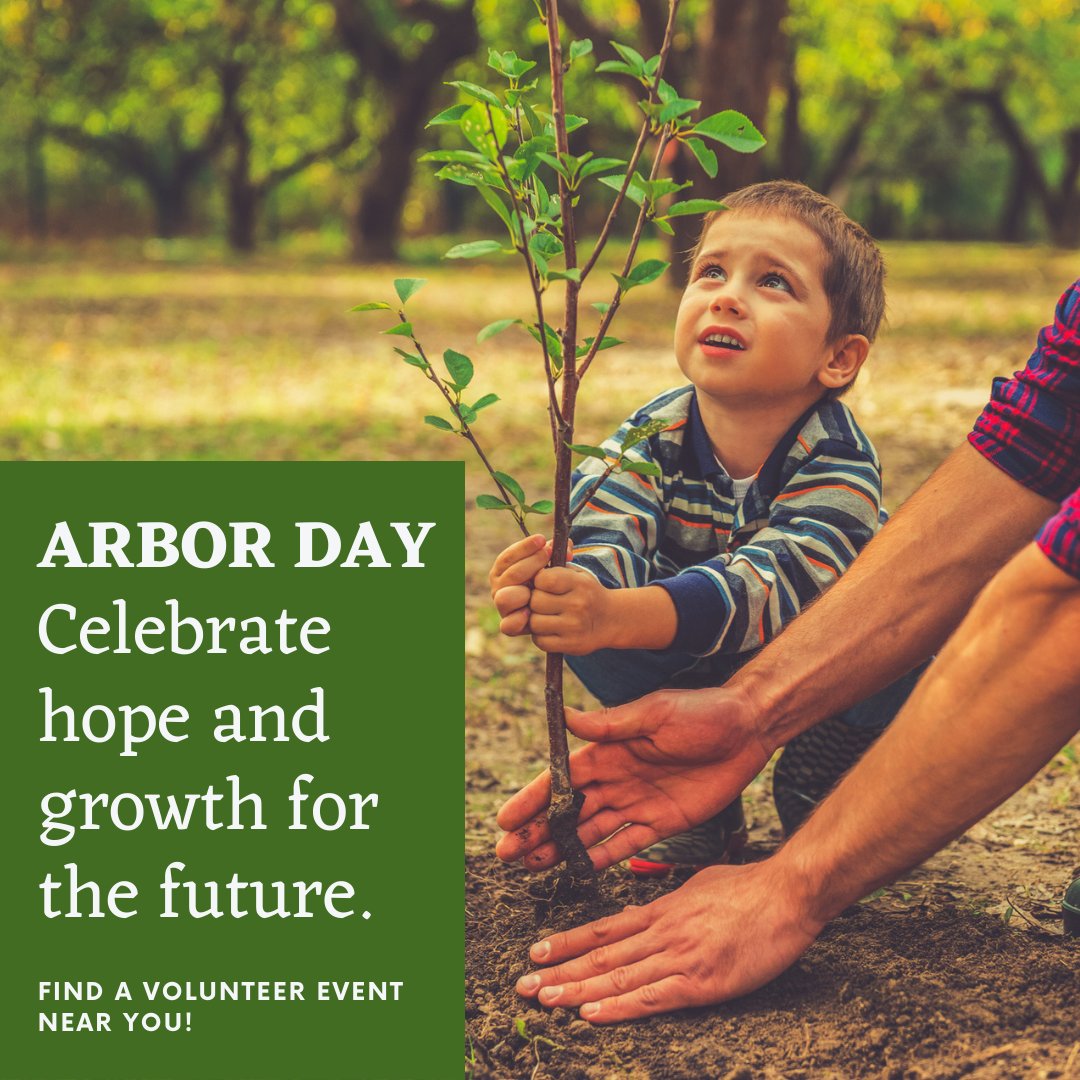 🌳 Join us in celebrating 150 years of Arbor Day! 🎉 This special day isn't just about reflecting on the past; it's about nurturing hope and fostering growth for the future. 🌱 Find a tree planting event near you.🌍 arborday.org/celebrate #ArborDay #PlayCleanGo🌿