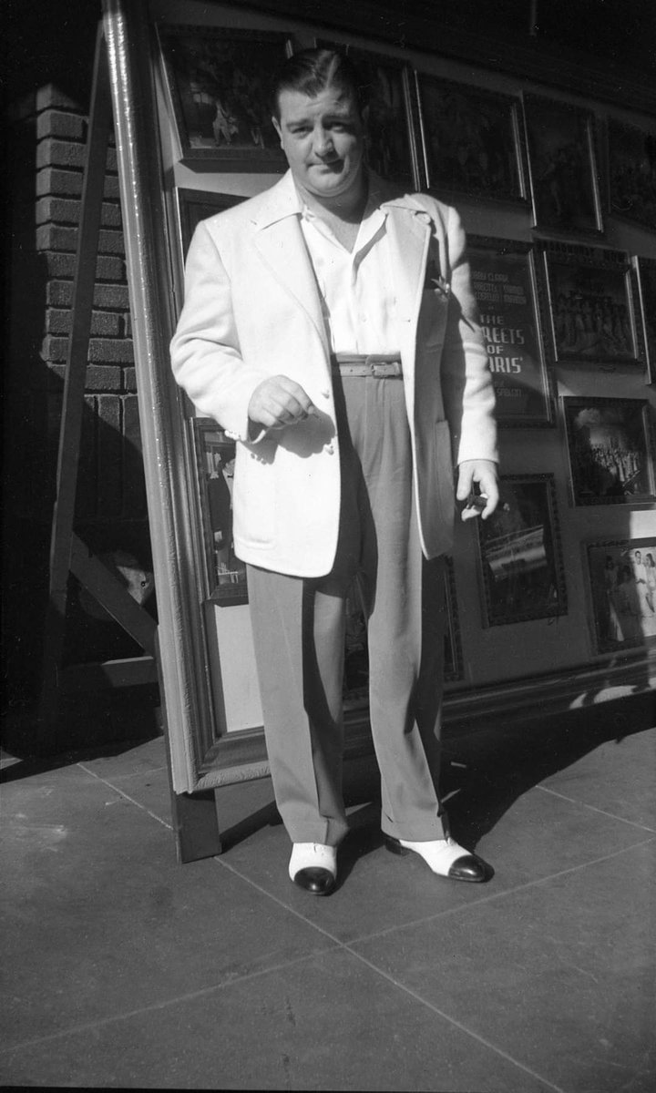 A dapper Lou Costello. Circa 1945.
