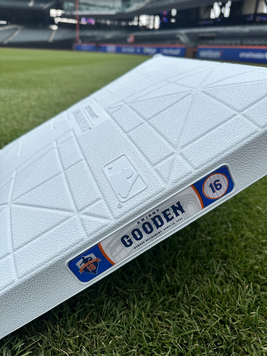 Now available for pre-order: Game-used baseballs and bases from @DocGooden16's number retirement game this Sunday! Preorder now 👉 bit.ly/4cPijl9