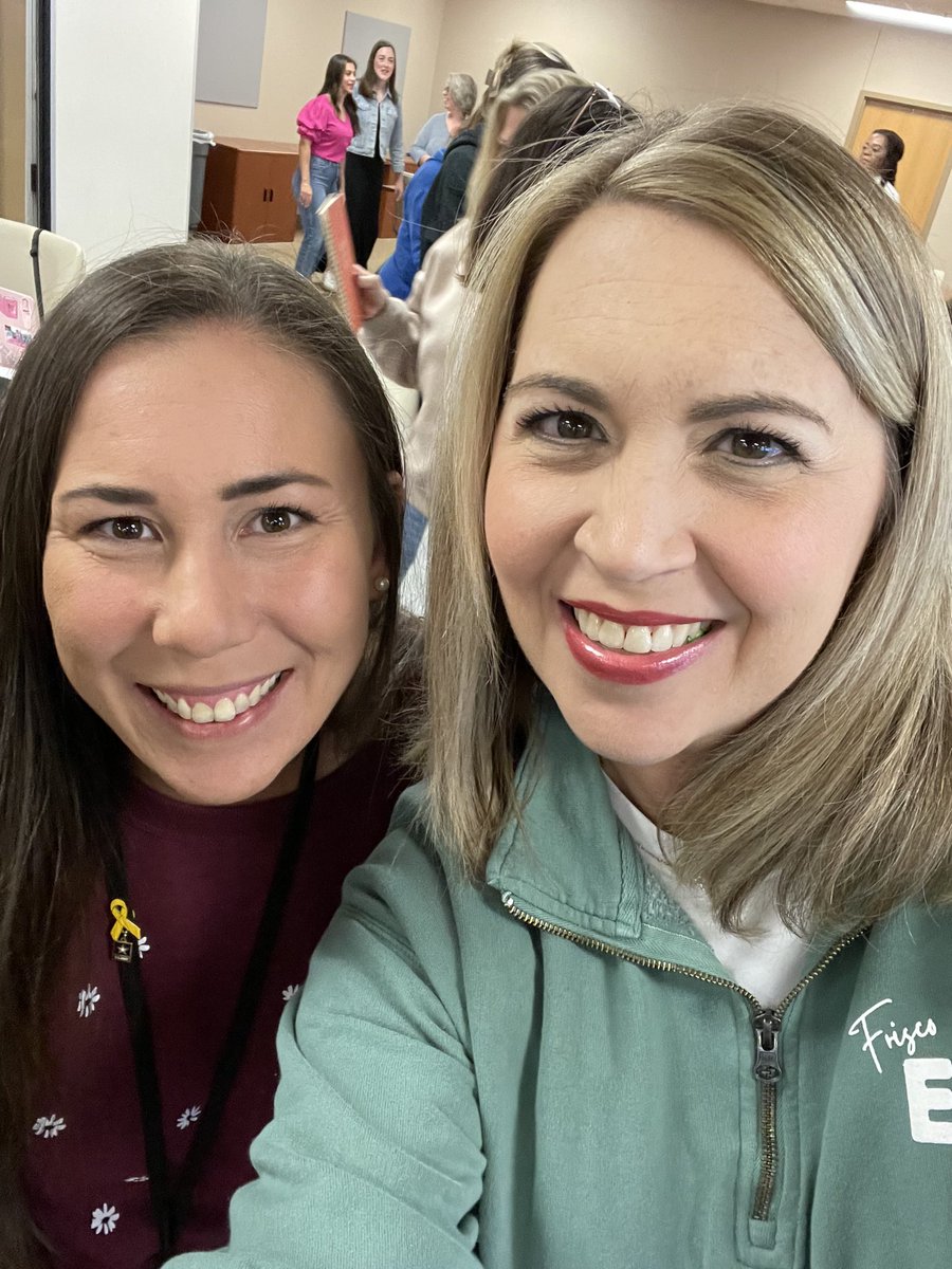 so thankful for the conversations & connections with this awesome lady! to think, just 8 months ago we were newbies ❤️ @FISD_EB