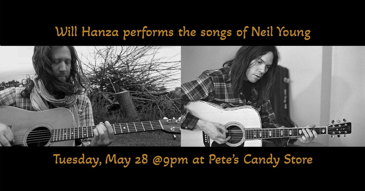 Going to be playing some tunes by Uncle Neil next month in Brooklyn 5/28, 9pm @petescandystore #NeilYoung