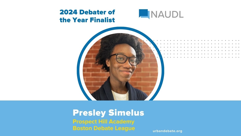 We're closing out our 2024 Debater of the Year Finalist roundup with Presley from our @bostondebate league! Congratulations on your incredible success! #WhyDEBATE #WhyIDEBATE